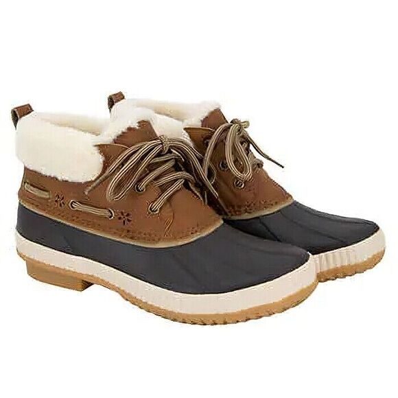 JSport by Jambu Women's, Mary Rain Boot BROWN Choose Size - Picture 1 of 6